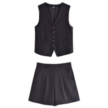 Conjunto Alfaiataria Short e Colete Janine