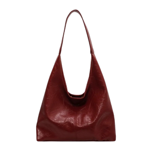 Bolsa Feminina Hobos Couro de Alça Grande Zipper