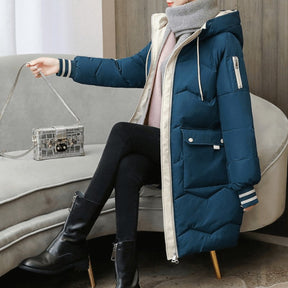 Jaqueta Feminina Puffer de Parka Elegance