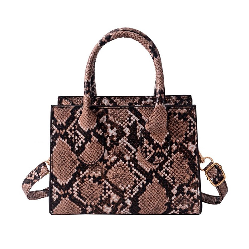 Bolsa de Couro Animal Print