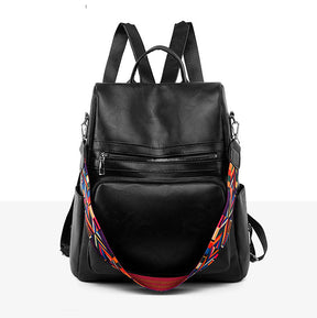 Mochila Feminina em Couro Vintage