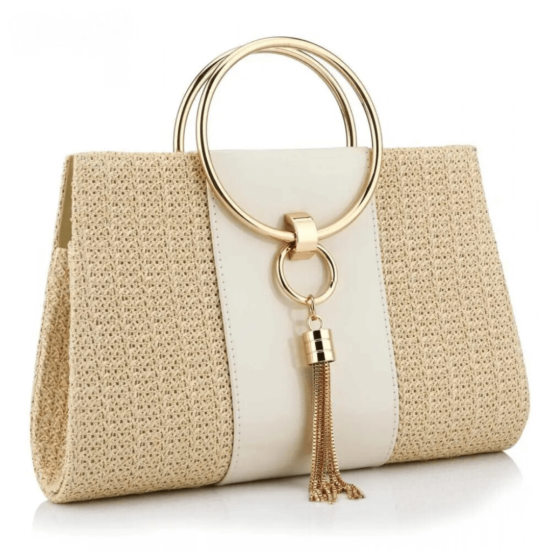 Bolsa de Mão em Palha Sandy