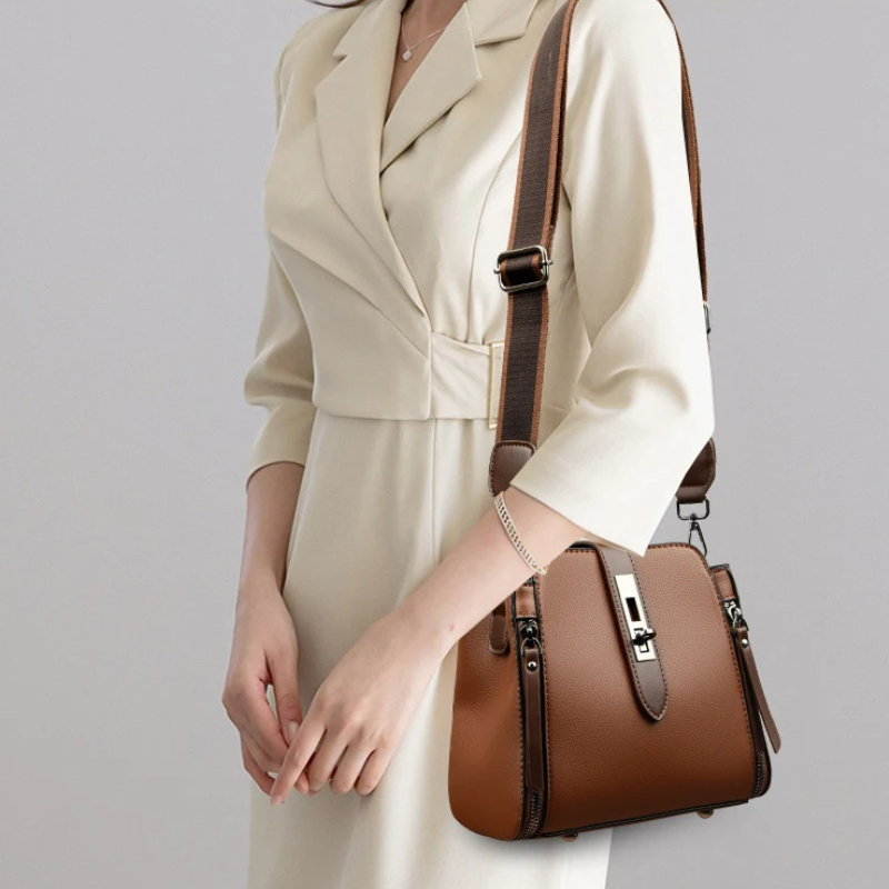 Bolsa Feminina Tiracolo - Feita em Couro Sintético