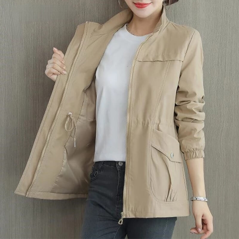 Jaqueta Feminina Casual com Regulador Ethereal