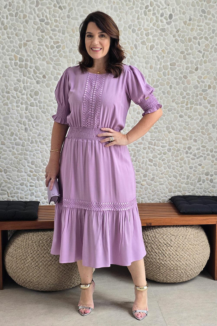 VESTIDO MIDI COM MARIA