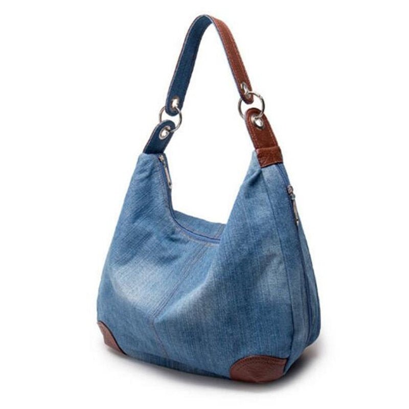 Bolsa Jeans Feminina Saco
