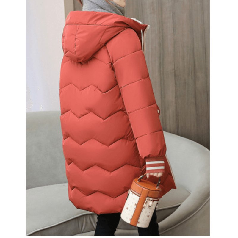 Jaqueta Feminina Puffer de Parka Elegance