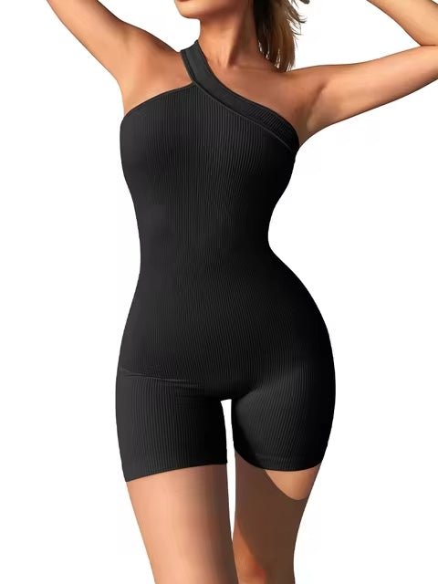 Macacão sem costura de academia + Brindes (Cropped e Sutiã com corretor postural).