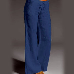 Calça Wide Leg de Linho Feminina Dynamic
