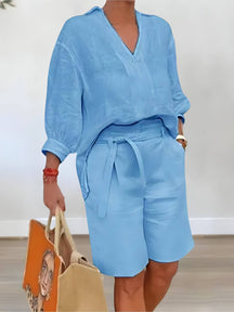 Conjunto de Linho Durban