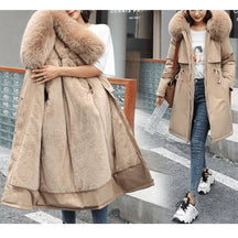 Jaqueta Feminina de Parka Forrada Twilight