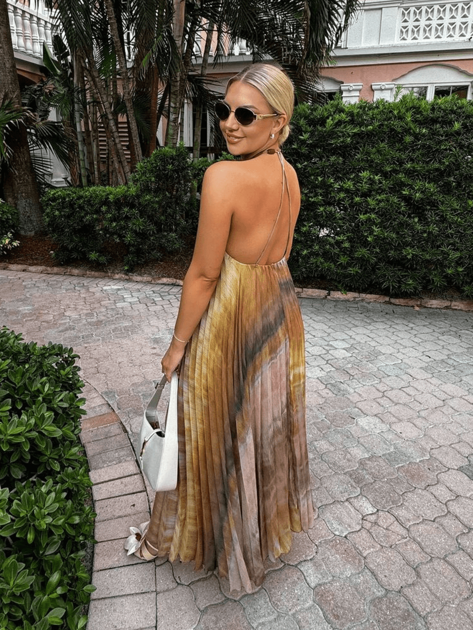 Vestido Longo Plissado Annah