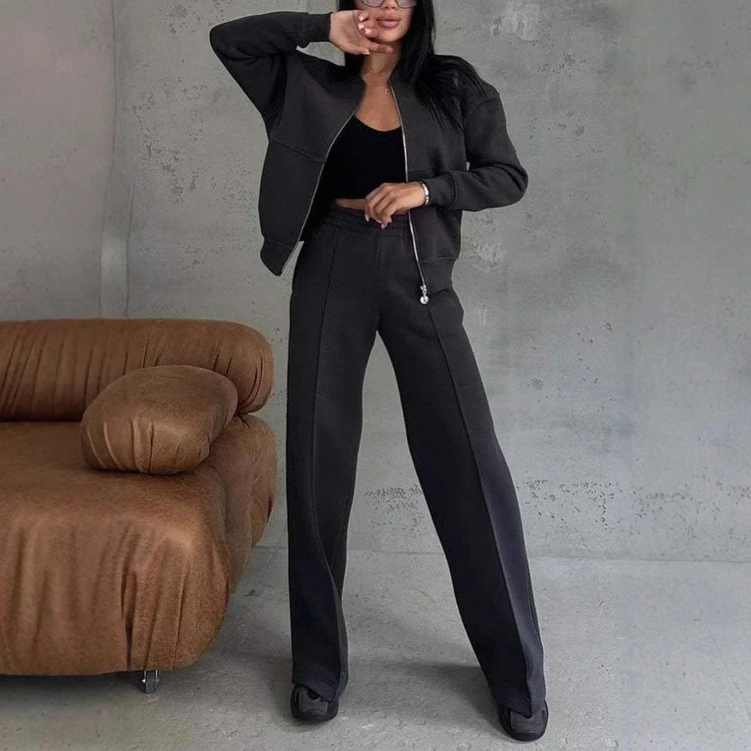 Conjunto Monique, Casaco + Calça (O Favorito do Inverno Europeu)