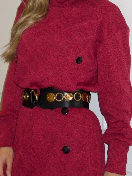 Vestido Mini Feminino Tricot Gola Alta Manga Longa Colado Elegante Inverno