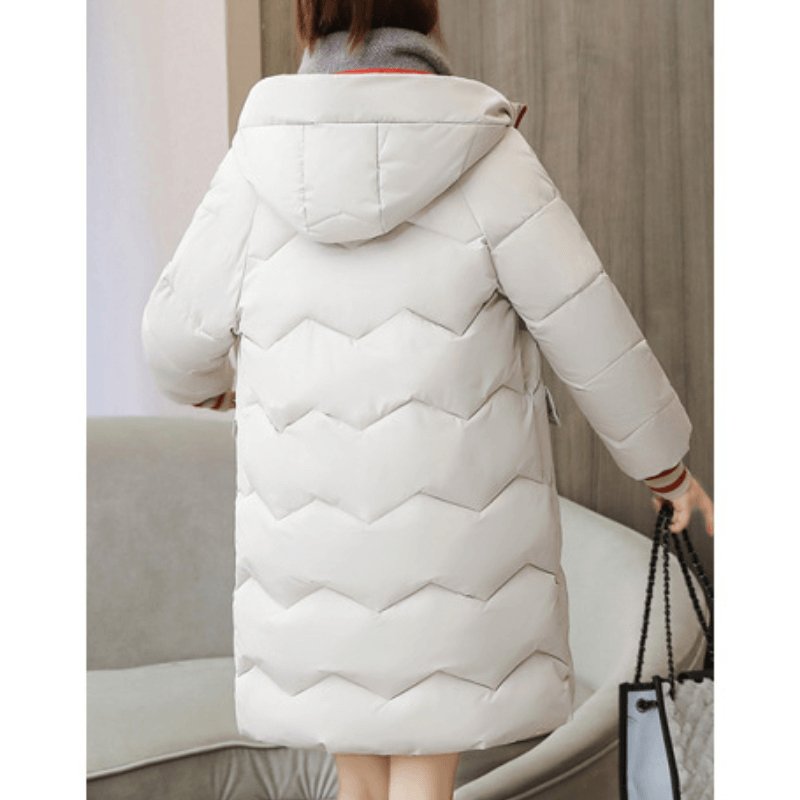 Jaqueta Feminina Puffer de Parka Elegance