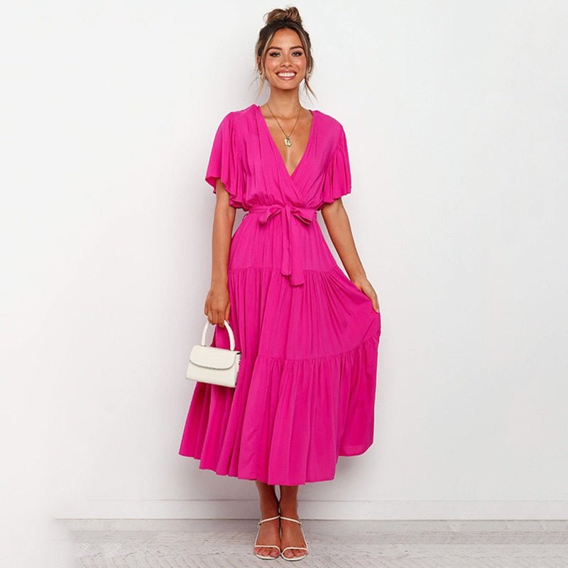 Vestido Feminino Casual Longo Ethereal