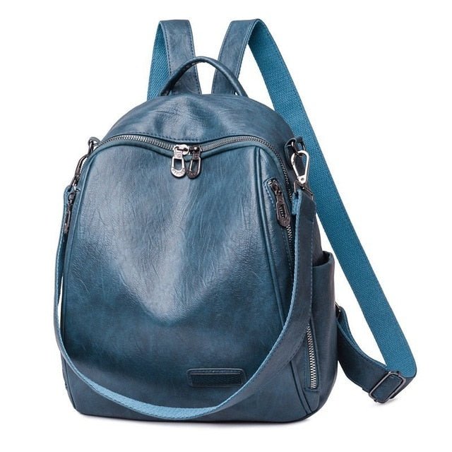 Bolsa Mochila de Couro