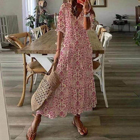 Vestido Longo e Saia de Camadas Midi