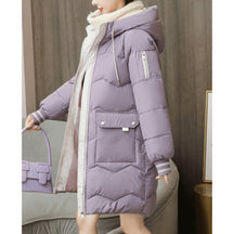 Jaqueta Feminina Puffer de Parka Elegance