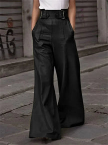 Calça Feminina Verde Couro