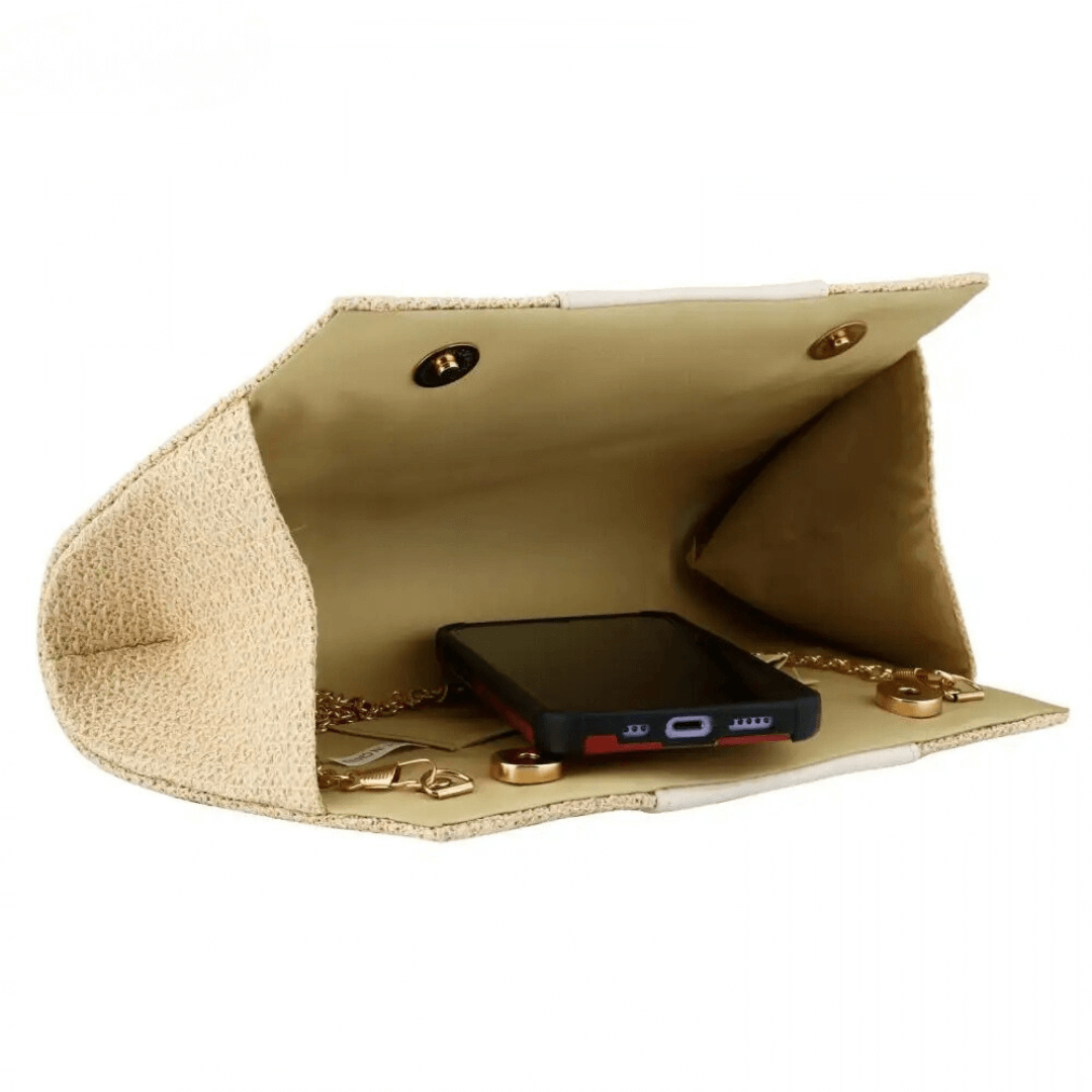 Bolsa de Mão em Palha Sandy
