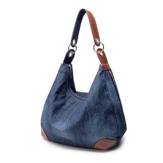Bolsa Jeans Feminina Saco