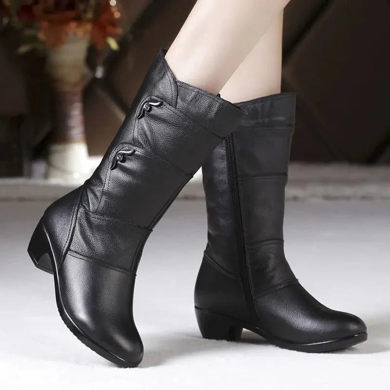 Bota de Couro Legitimo Premium