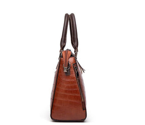 Kit Bolsa Feminina de Couro