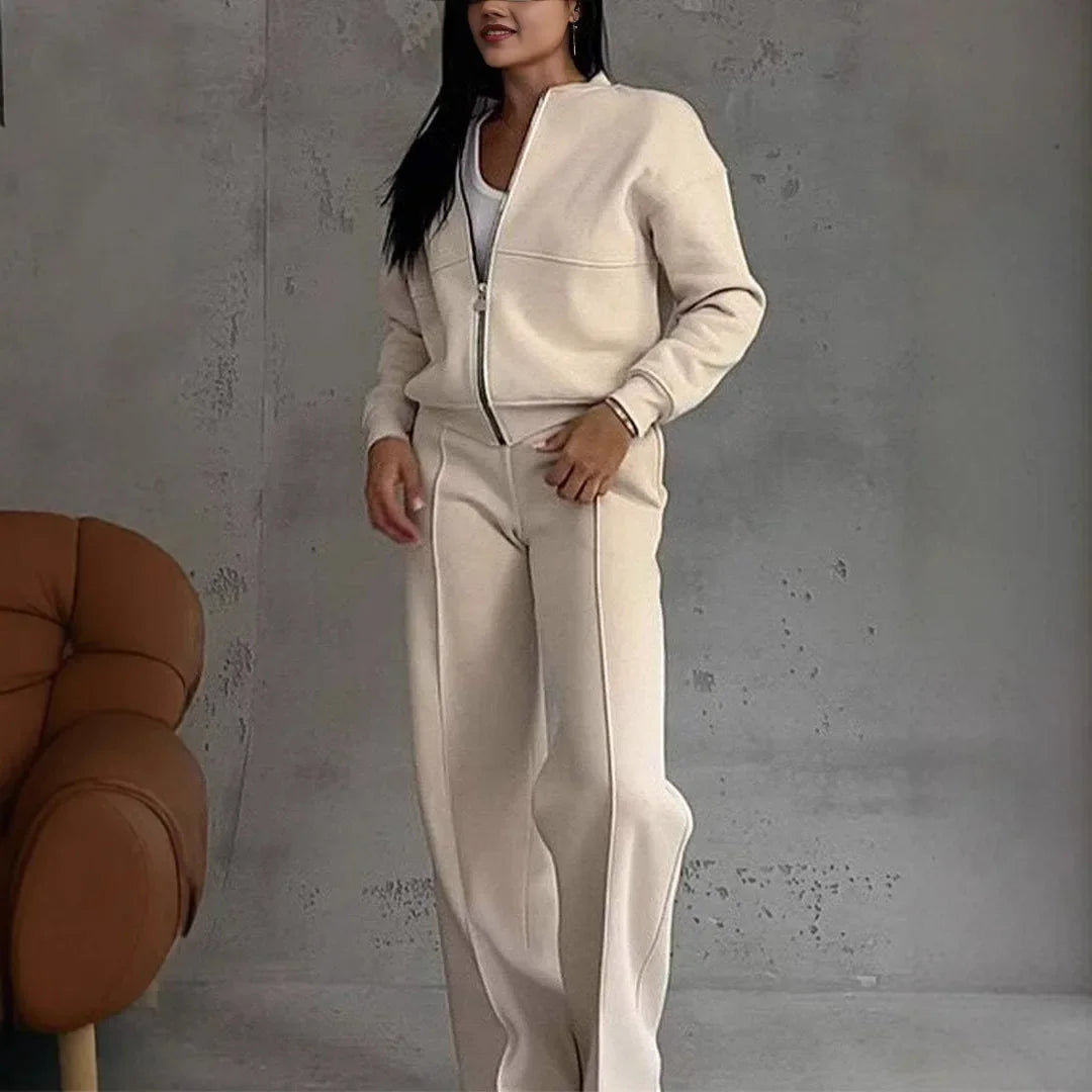 Conjunto Monique, Casaco + Calça (O Favorito do Inverno Europeu)