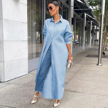 Vestido Camisa Longa Slip