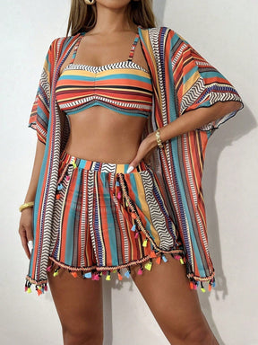 Conjunto de Biquíni 4 Peças Alexia