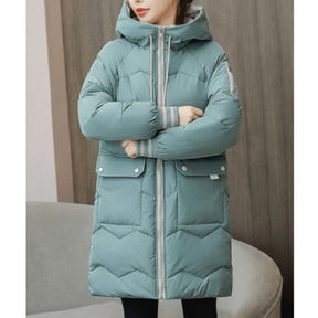 Jaqueta Feminina Puffer de Parka Elegance