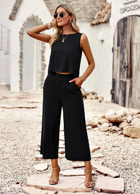 Conjunto Regata e Calça Pantalona Levitti