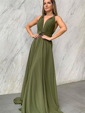 Vestido Longo Feminino Varias Formas Multiuso Festa Casamento formatura