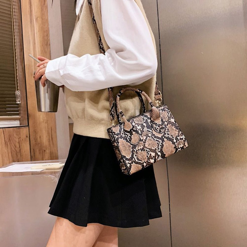 Bolsa de Couro Animal Print