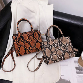 Bolsa de Couro Animal Print