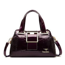 Bolsa Feminina de Couro Casual de Luxo