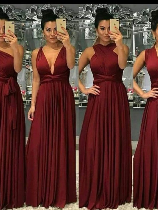 Vestido Longo Feminino Varias Formas Multiuso Festa Casamento formatura  com 20% De Desconto