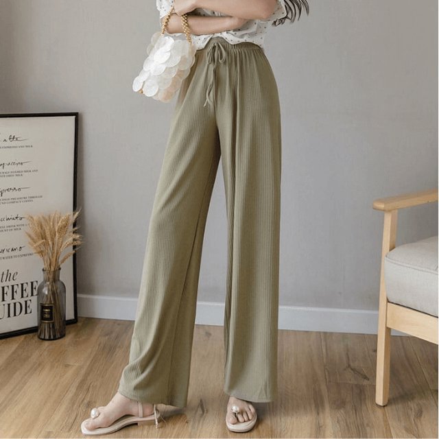Calça Pantalona Confortável Edgy