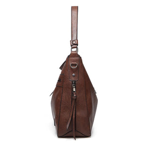 Bolsa de Couro Feminina Marrom Premium