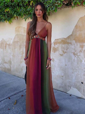 Vestido Longo Detalhe de Pedraria Mariah