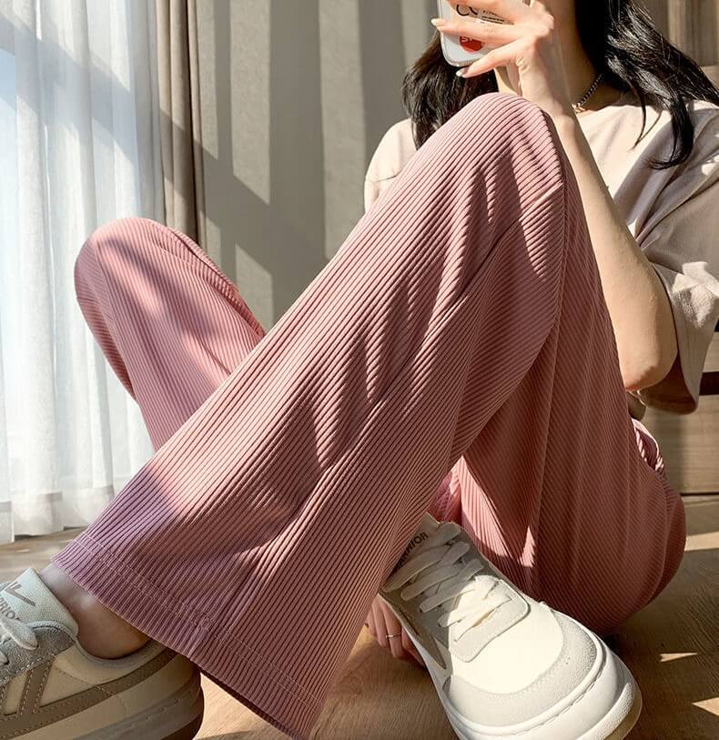 Calça Pantalona Confortável Edgy