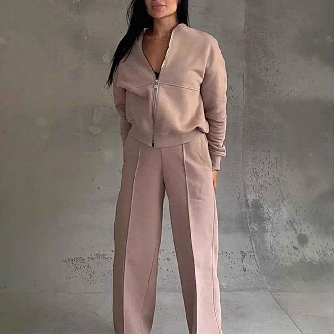 Conjunto Monique, Casaco + Calça (O Favorito do Inverno Europeu)