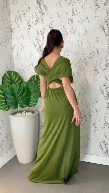 Vestido Longo Feminino Varias Formas Multiuso Festa Casamento formatura
