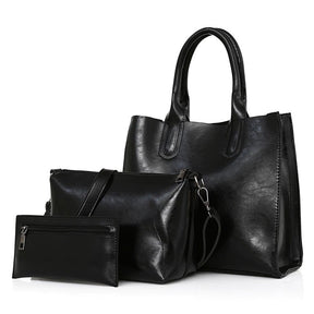 Kit de Bolsas Femininas de Couro