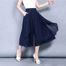 Calça Pantalona de Chiffon Versatile