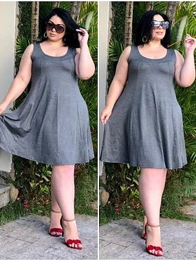 Vestido Regata Gode Plus Size GG: Conforto e Estilo em Um Só Look