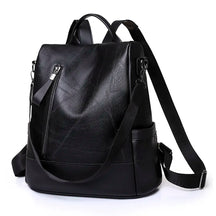 Mochila Feminina Antifurto de Couro