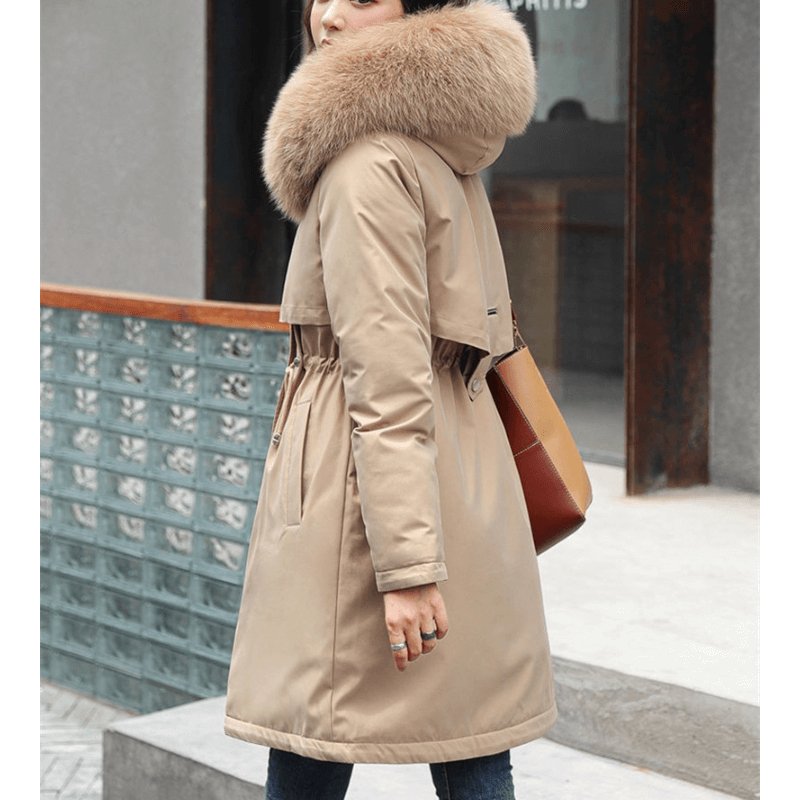 Jaqueta Feminina de Parka Forrada Twilight