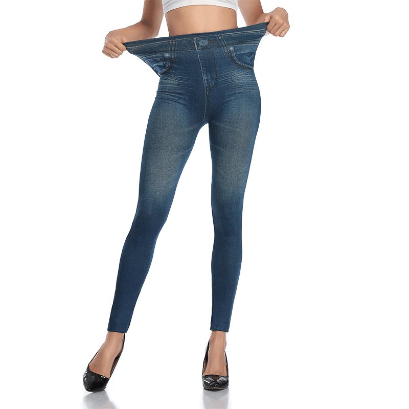 Calça Legging-Jeans Polished
